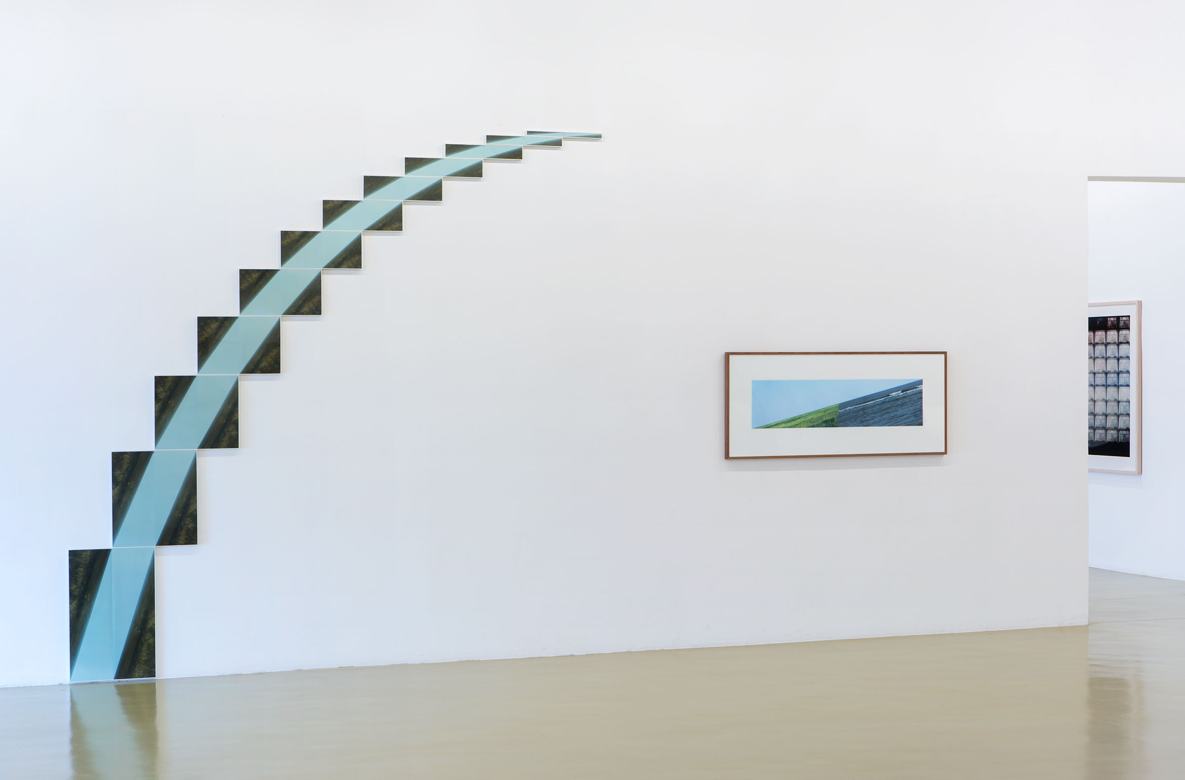 Jan Dibbets, Comet Land/Sky/Land 6-72u00b0, 1973, Land -Sea Horizon, 2007